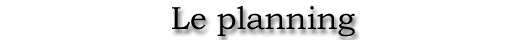 Planning